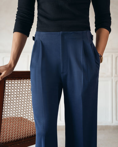 Riviera Blue Gurkha Trouser