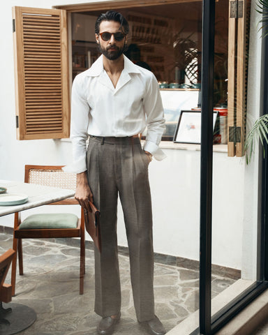 Capri Pleated Trouser